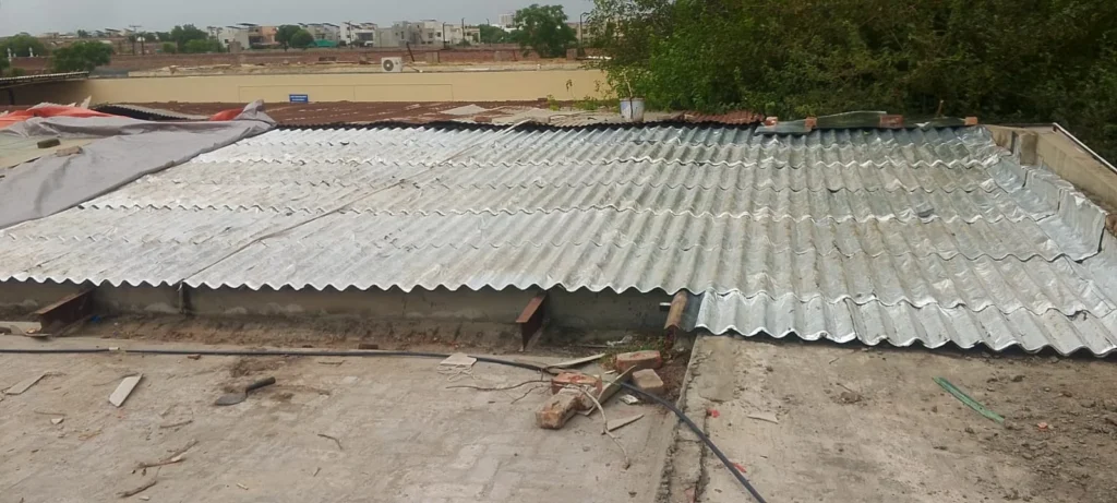 Roof Power Enterprises Pvt Ltd corrugated sheet roofing installation — roof waterproofing services Pakistan