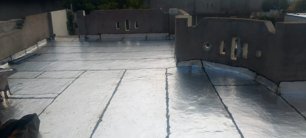 (5,6,7,8) Roof Power Enterprises Pvt Ltd completed bitumen membrane roof waterproofing project in Pakistan