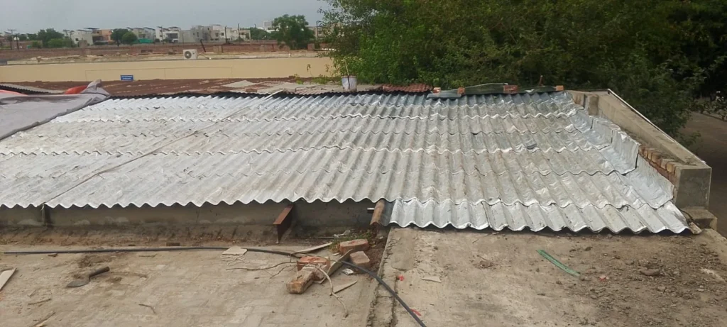 Roof Power Enterprises Pvt Ltd corrugated sheet roofing installation — roof waterproofing services Pakistan